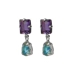 PENDIENTES VICTORIA CRUZ BALANCE A4723-12HT