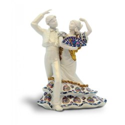 FIGURA NADAL BAILE FLAMENCO BLANCO 763006