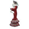 FIGURA NADAL SEVILLANA ABANICO PEQ. ROJO 763647S