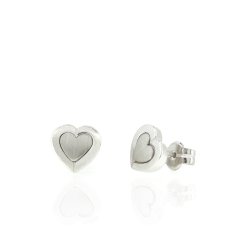 PENDIENTES FINOR CORAZON PLATA PAP-30