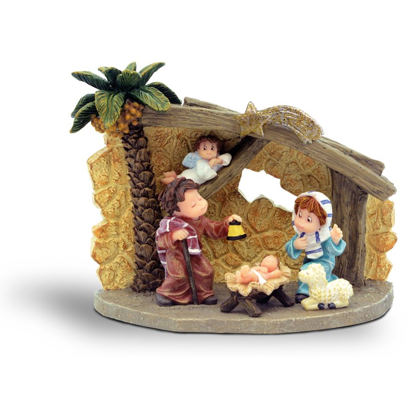 FIGURA NADAL "PORTAL CON PALMERA" 746225