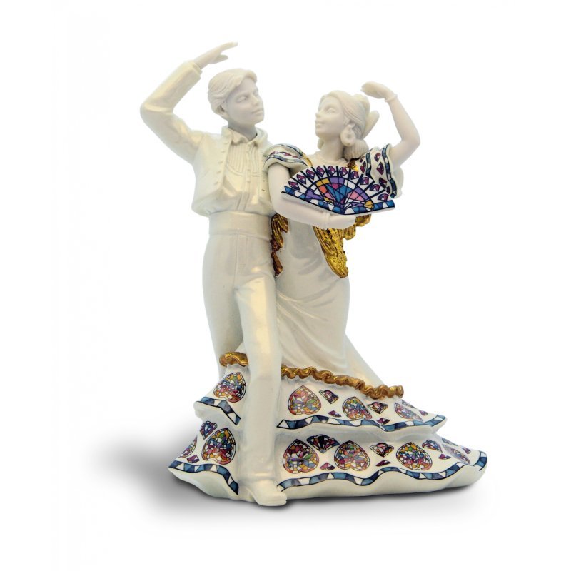 FIGURA NADAL "BAILE FLAMENCO" BLANCO 763006