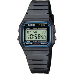 RELOJ CASIO COLLECTION F-91W-1YER