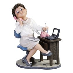 FIGURA NADAL "JUGANDO A SER SECRETARIA" PEQ 746748