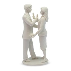 FIGURA NADAL "BRINDIS" BLANCO 736356B