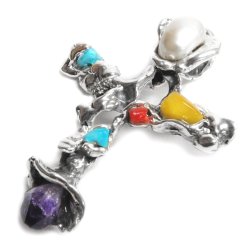 COLGANTE LA PERIONDA 0748 CRUZ BARROCA GRANDE 