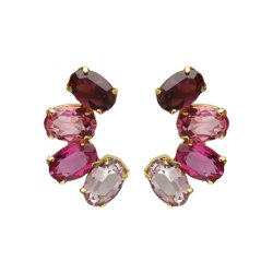PENDIENTES VICTORIA CRUZ HARMONY OVAL A4694-11DT