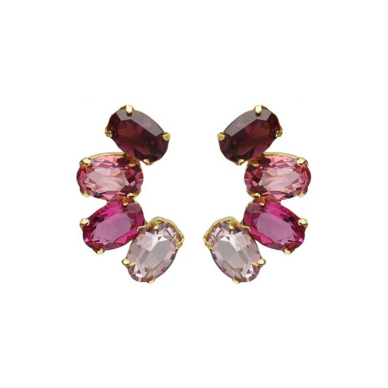 PENDIENTES VICTORIA CRUZ HARMONY OVAL A4694-11DT