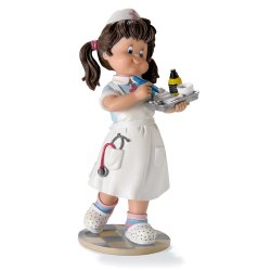 FIGURA NADAL "BANDEJA DE ENFERMERA" PEQUEÑA 746788