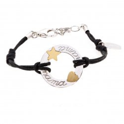 PULSERA FINOR MAMÁ PLATA - ORO PCP-70